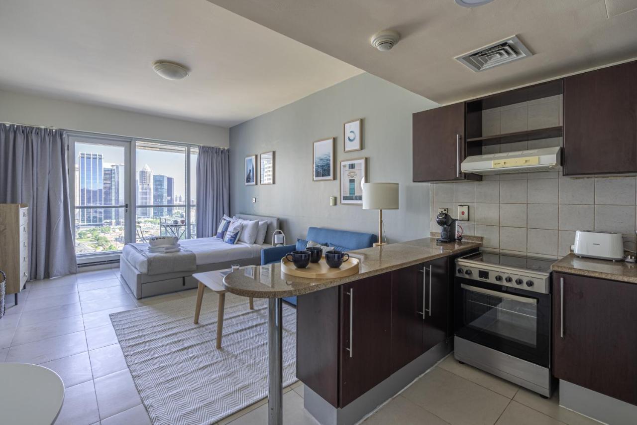Higuests - Modern Studio With Incredible City Skyline View Dubai Exterior foto