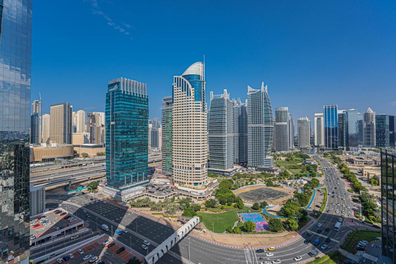 Higuests - Modern Studio With Incredible City Skyline View Dubai Exterior foto