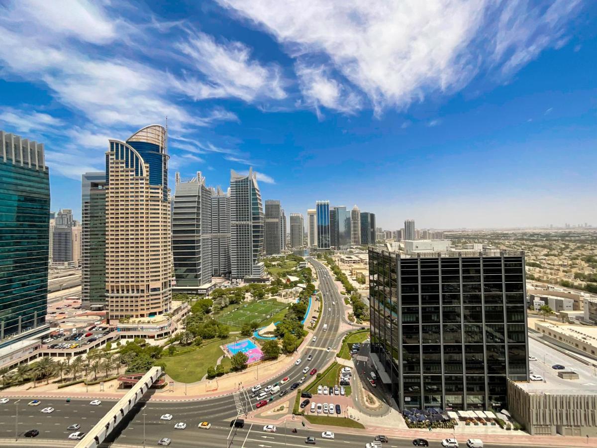 Higuests - Modern Studio With Incredible City Skyline View Dubai Exterior foto